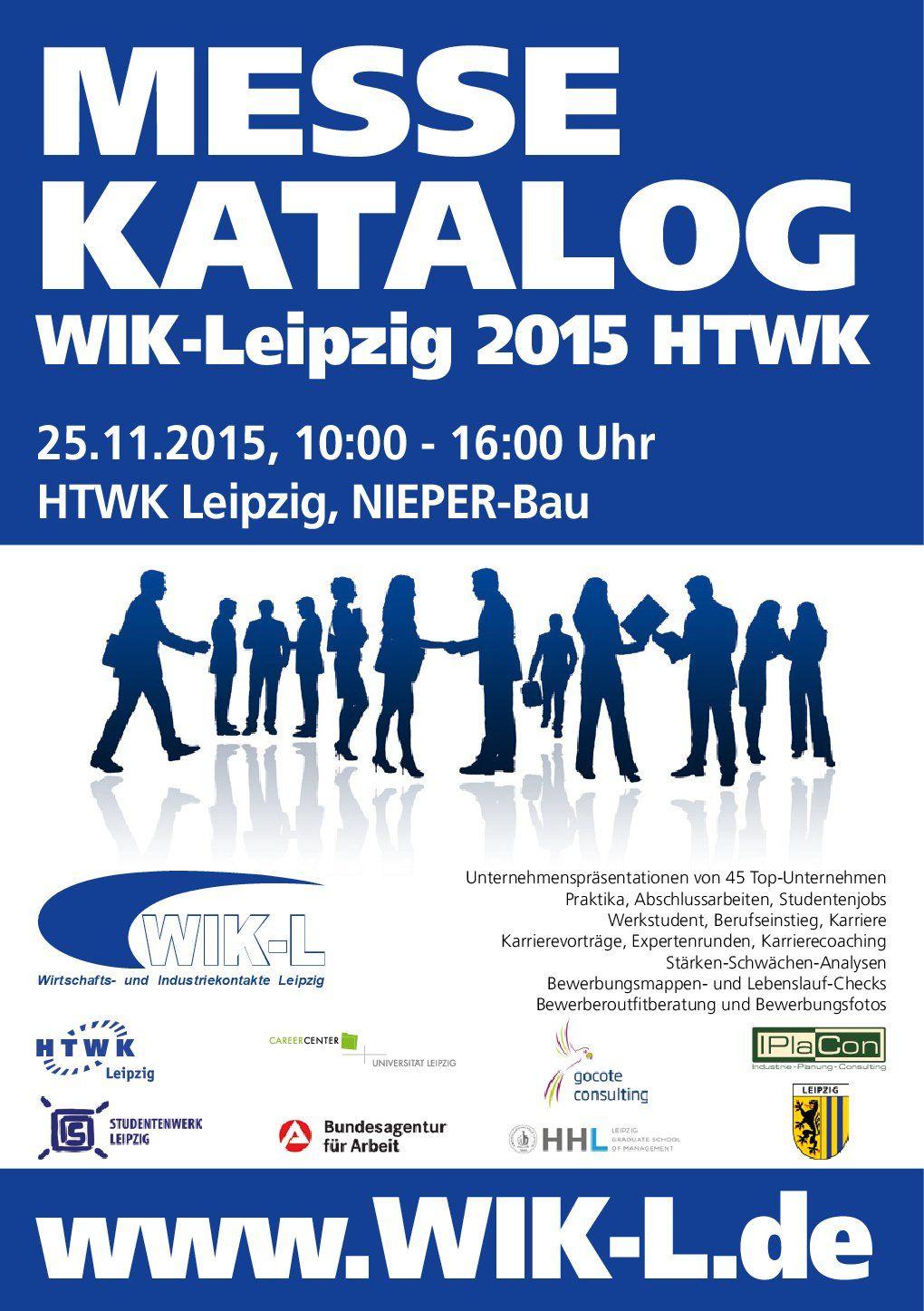 WIK-L HTWK Cover 2015 Mesekatalog WIK-Leipzig 2015 HTWK
